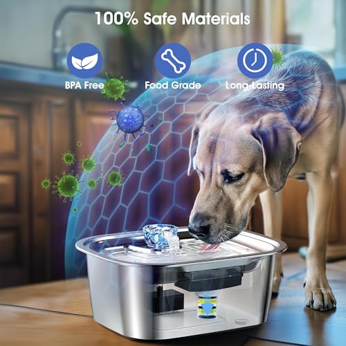Dog Water Fountain Filters Replacement 4 Packs