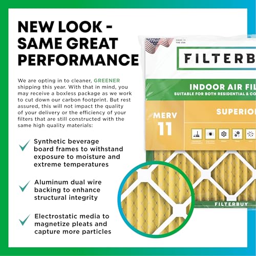 8x30x1 Air Filter MERV 11 Pet & Allergy Defense