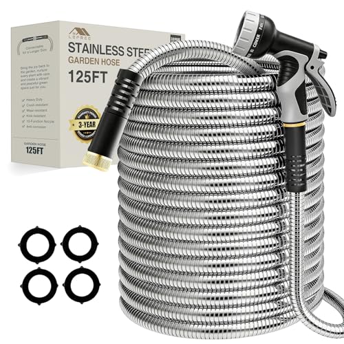 125ft Stainless Steel Garden Hose