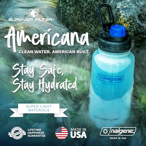 Americana Ultra Light Water Bottle with Filter