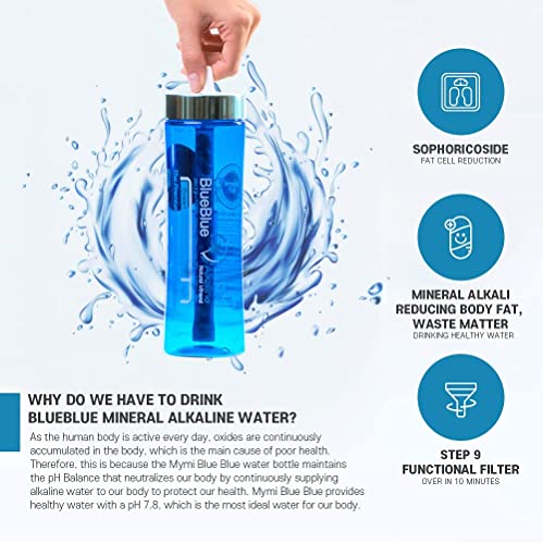 Alkaline Mineral 9 Stage Filter Water Bottles Alkaline Mineral Water Ionizer Portable Water Bottle