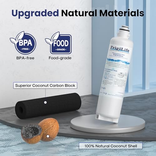 RWF6100A Refrigerator Water Filter Replacement For Bosch Ultra Clarity Pro BORPLFTR50 (3 Count)