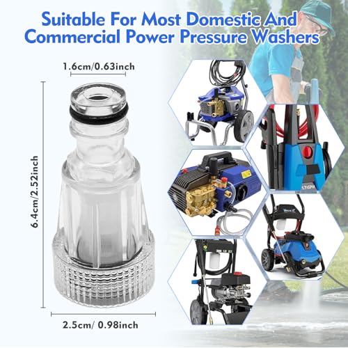 5Pcs Pressure Washer Water Inlet Filter Replacement