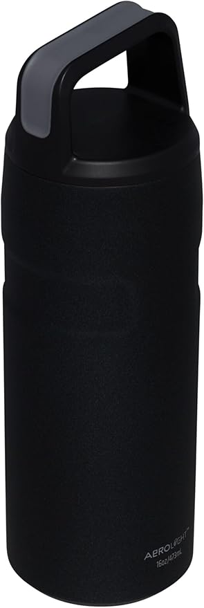 Stanley IceFlow Cap and Carry Water Bottle | Wide Mouth Twist Lid | Lightweight & Leakproof for Travel & Sports | Insulated Stainless Steel | BPA-Free