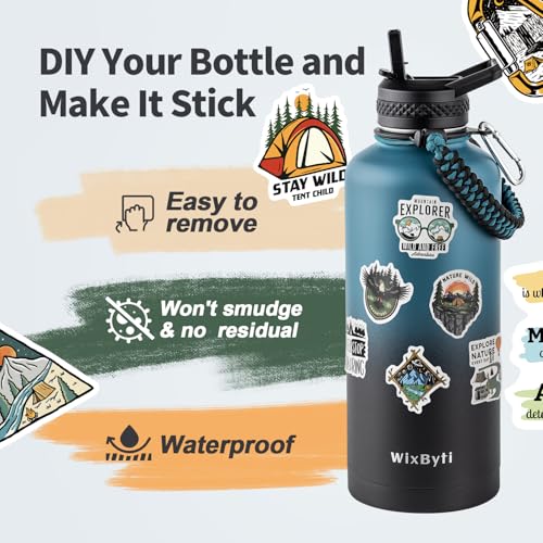 87 oz Insulated Water Bottle with Straw