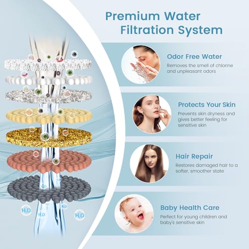 Shower Filter for Handheld Shower Head (2 Count)