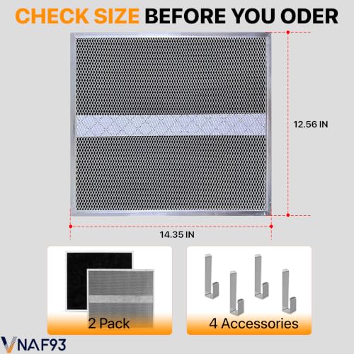 Upgraded For HPF30 Broan Range Hood Filters (2 Count)