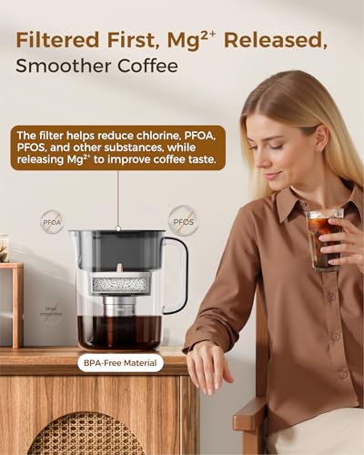 PT 10 Cold Brew Coffee Maker with 1 Magnesium Water Filter
