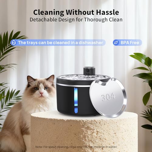 Cat Water Fountain Cordless