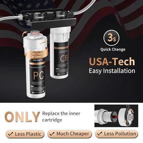 Water Filter for Sink with Faucet