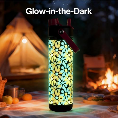Insulated Water Bottle with Straw Stainless Steel Water Bottle