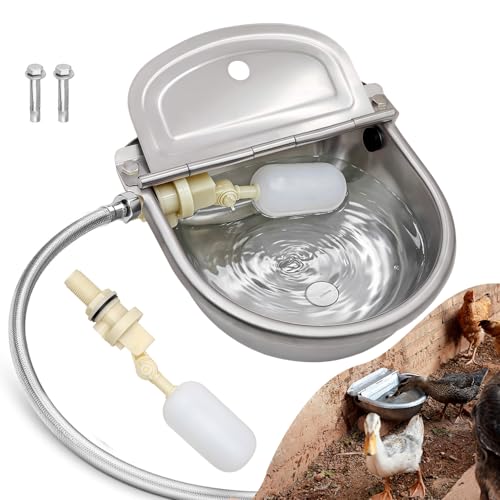 Automatic Water Dispenser for Dog Water Bowl Dispenser Large Size Stainless