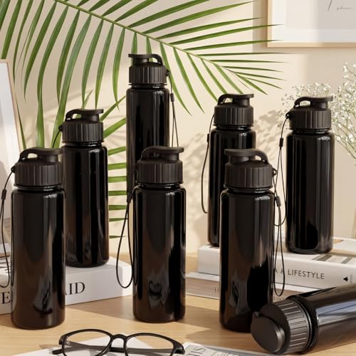 50 Pieces Reusable Plastic Water Bottles Bulk (50 Count)