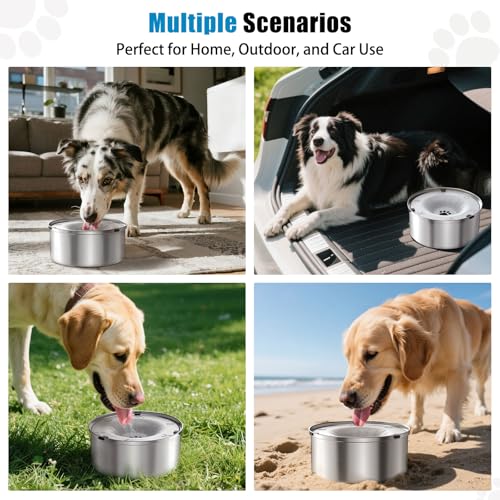 Dog Water Bowl No Spill 101oz