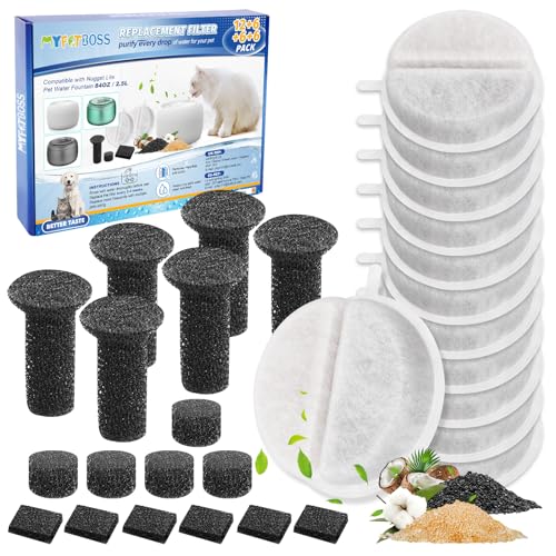 12 Set Cat Water Fountain Filter for 84oz (30 Count)
