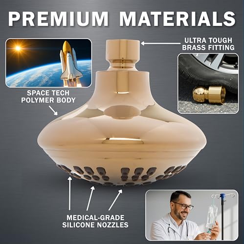 6 Function Luxury Shower Head
