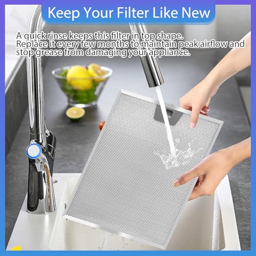 2 Pack WB02X24872 Range Hood Grease Filter 11