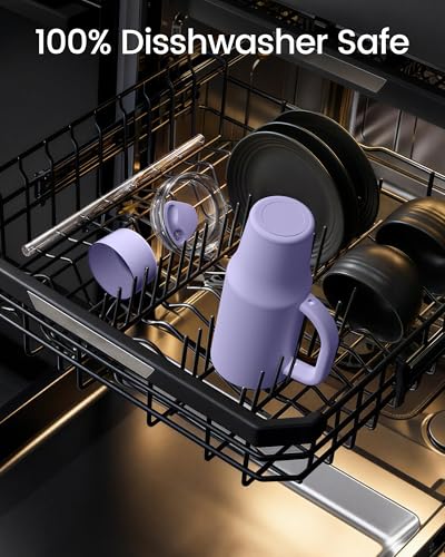 Insulated Mug 100% Spill Resistant Insulated Water Bottle for Iced Coffee & Hot Drinks