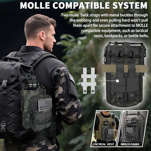 Half Gallon Water Bottle Insulated with Sleeve