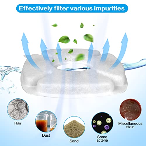 32 Pcs Cat Fountain Replacement Filters 16 Pack Cat Water Fountain Replacement Filters with 16 Pack Pre