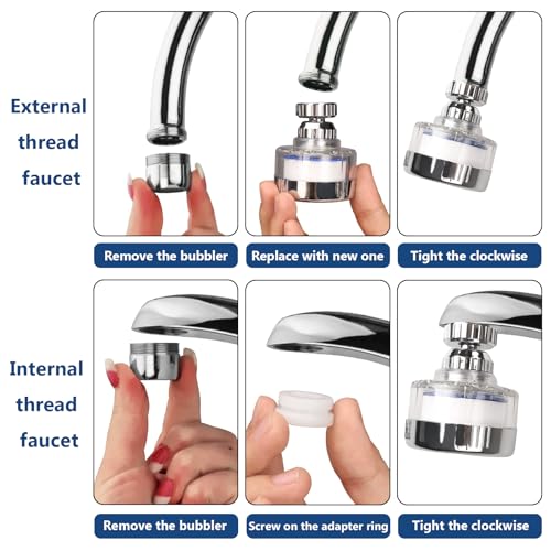 7Pcs Sink Water Filter with Filter Elements Set (7 Count)