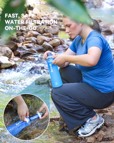 1.0L Collapsible Water Filter Bottle