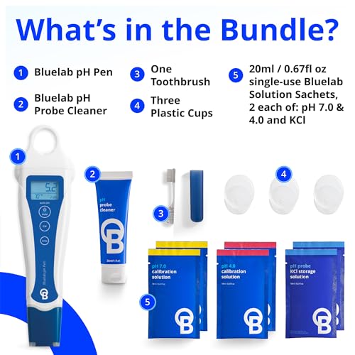 pH Pen Meter and Probe Care Kit pH for Optimal Plant Health