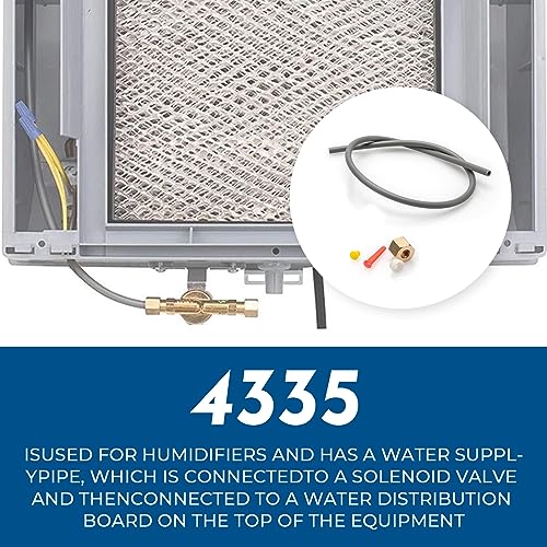 4335 Feed Tube with Sleeve Nut for Aprilaire 400 500 600 Series Humidifiers