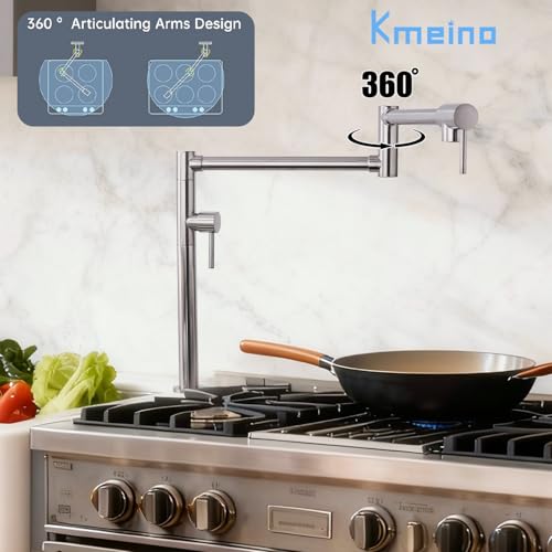 Brass Pot Filler Faucet Deck Mount