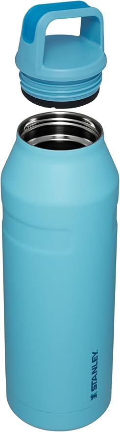 Stanley IceFlow Cap and Carry Water Bottle | Wide Mouth Twist Lid | Lightweight & Leakproof for Travel & Sports | Insulated Stainless Steel | BPA-Free
