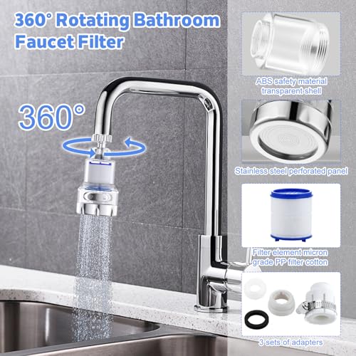 3 Pack Sink Water Filter Faucet (3 Count)