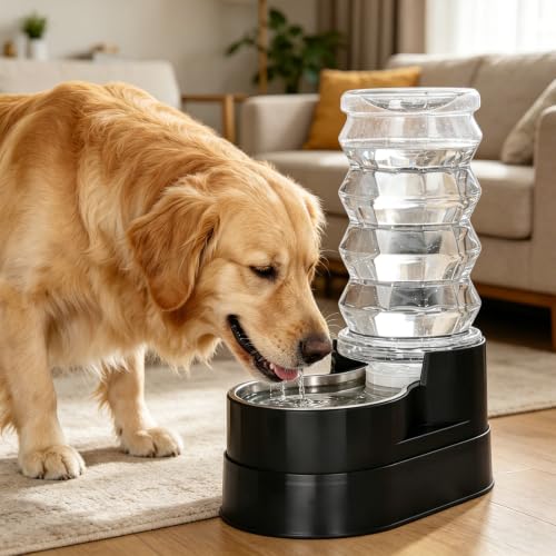 8L Elevated Dog Water Dispenser
