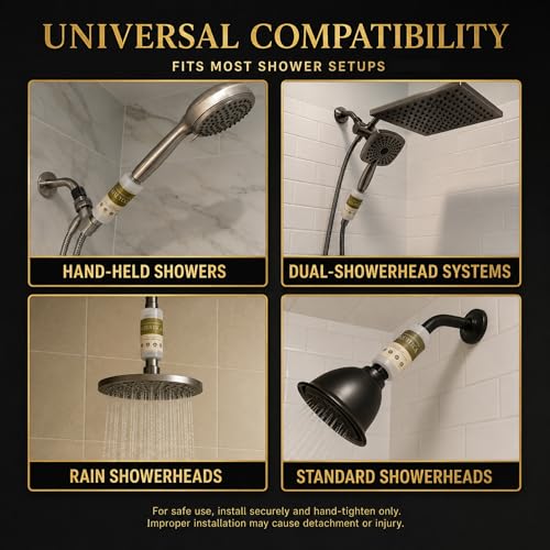 Premium Vitamin C Shower Filter for Hair and Skin