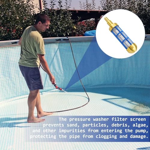 Pressure Washer Filter Brass 3