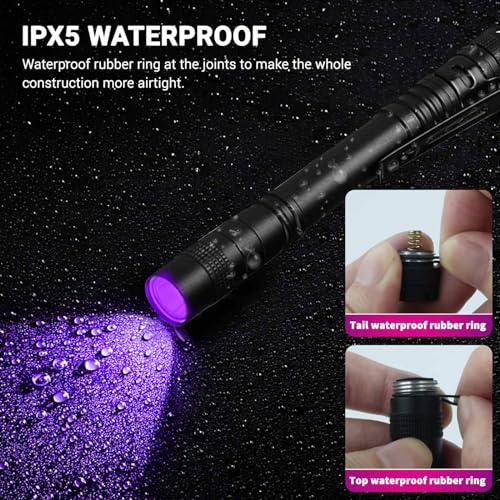 UV Black Light Flashlight Mini