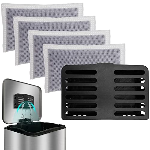 Activated Charcoal Trash Can Odor Absorbing Filter Refill Deodorizer (5 Count)