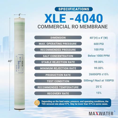 XLE 4040 Reverse Osmosis 4" x 40" RO Membrane