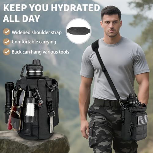 Half Gallon Water Bottle Insulated with Sleeve