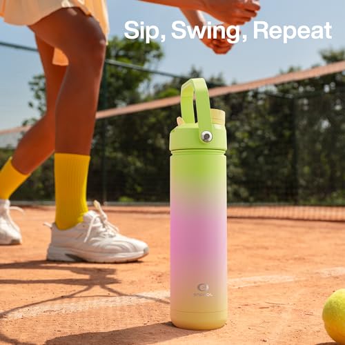 Insulated Water Bottle with Straw Stainless Steel Water Bottle