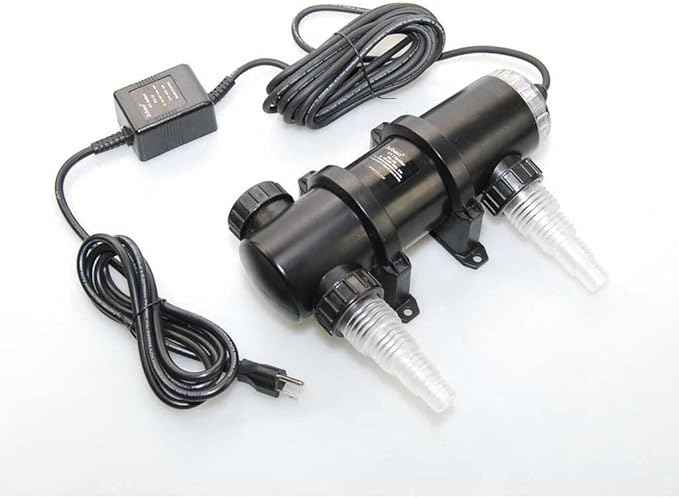 Jecod Jebao PU18 PU-18 Pond and Aquarium Clarifier, 18-watt, Black
