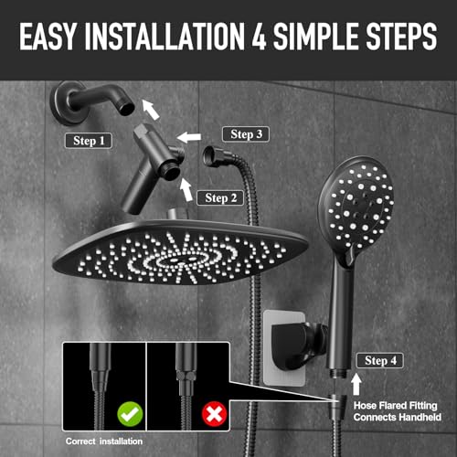 10“ Rain Shower Head with Handheld
