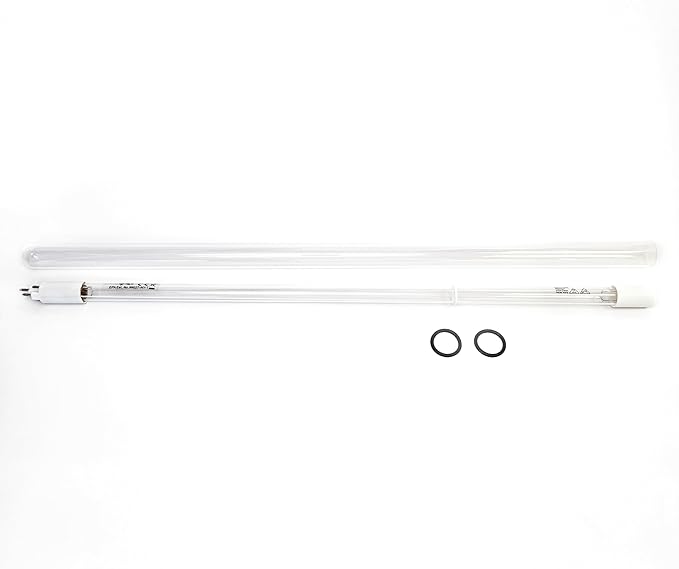 Combo Package Replacement UV Bulb PUV-14, PUV14, Sleeve QSO-410 with O-Rings Maintenance kit for Pelican Water Systems, Premium OEM Compatible, Guaranteed for 1 Year