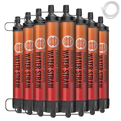 Straw Water Filter 8 Pack (8 Count)