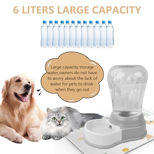 1.6 Gallon Automatic Dog Water Dispenser