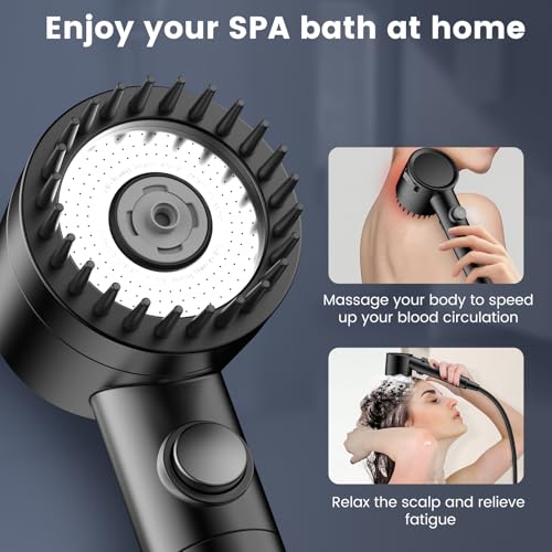 Filtered Shower Head with Handheld