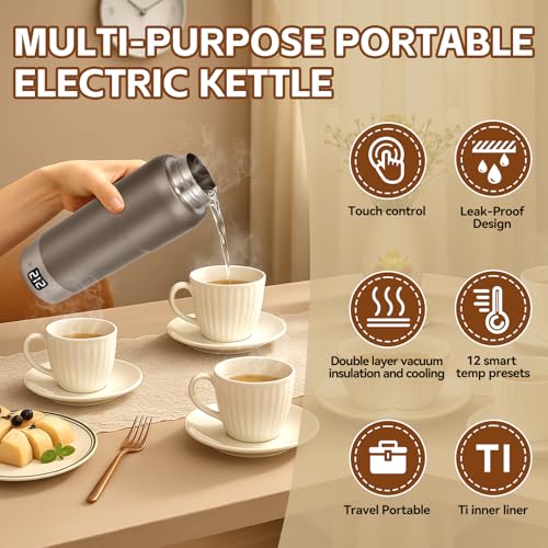 Pure Titanium Travel Kettle