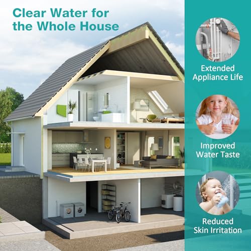 3 Stage 20" x 4.5" Whole House Water Filter Replacement (6 Count)
