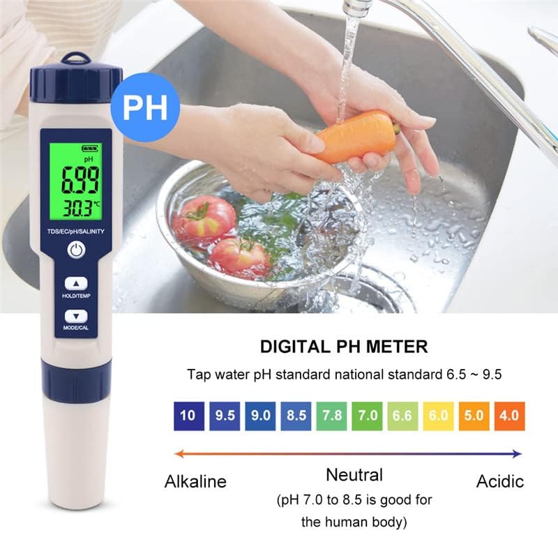 Pool Salt Tester & PH Meter