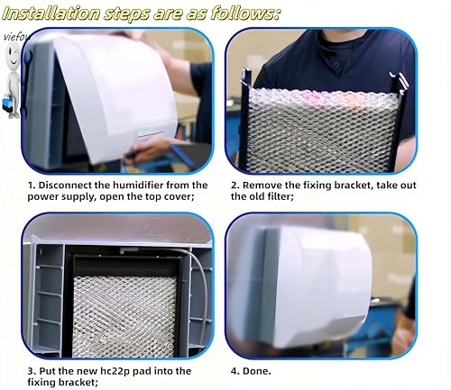 2 Pack Whole House Furnace Humidifier Water Panel Filter