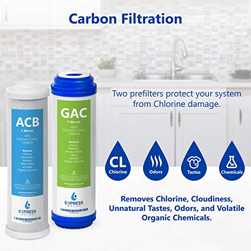 6 Months Alkaline Reverse Osmosis System Replacement Filter Set
